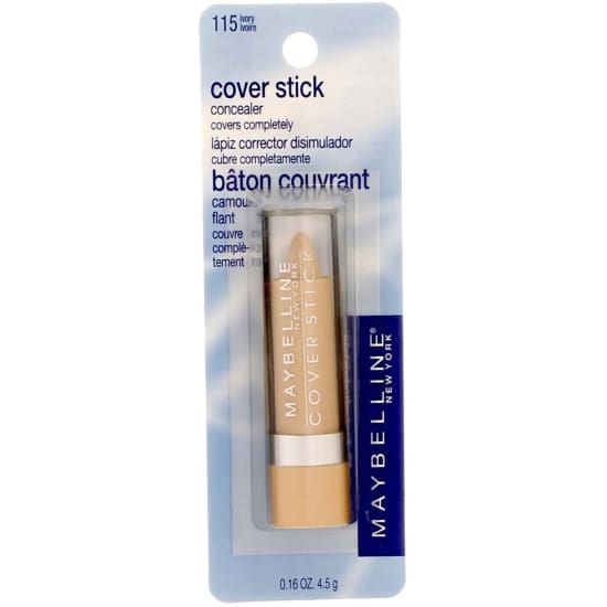 MAYBELLINE Cover Stick Concealer IVORY 115 NEW blemishes dark circles waterproof - Health & Beauty:Makeup:Face:Concealer