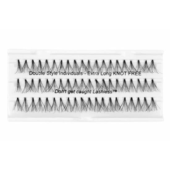 MODELROCK LASHES Double Style Individual False Eyelashes EXTRA LONG Knot free 14 - Health & Beauty:Makeup:Eyes:Eyelash Extensions