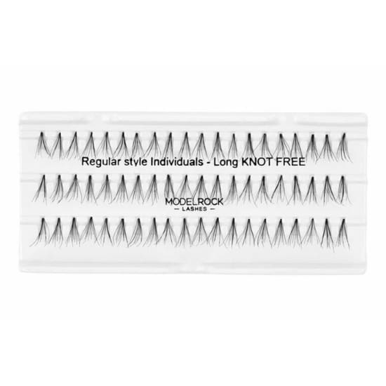 MODELROCK LASHES Regular Style Individual False Eyelashes LONG Knot free 12 - Health & Beauty:Makeup:Eyes:Eyelash Extensions