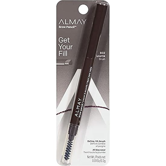 ALMAY Get Your Fill Brow Pencil BRUNETTE 802 NEW eye - Health & Beauty:Makeup:Eyes:Eyebrow Liner & Definition