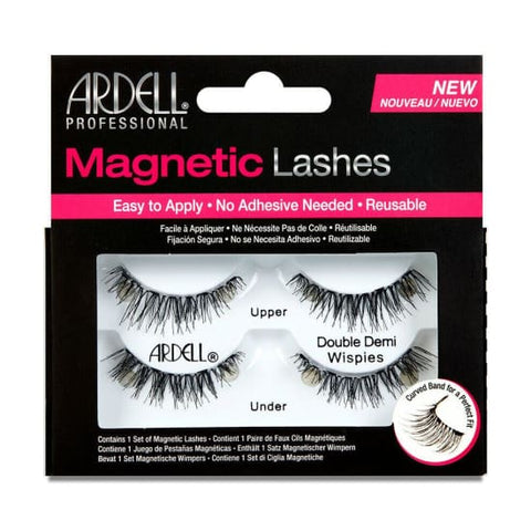 ARDELL Magnetic Lashes False Eyelashes CHOOSE STYLE eye extensions pack of 2 - Double Demi Wispies - Health & Beauty:Makeup:Eyes:Eyelash