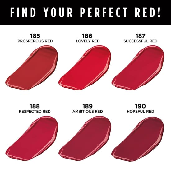 LOREAL Colour Riche The Reds Lipstick CHOOSE YOUR COLOUR red - Health & Beauty:Makeup:Lips:Lipstick