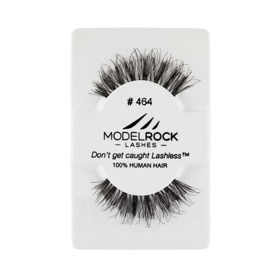 MODELROCK LASHES Kit Ready False Eyelashes #464 eye lashes natural human hair - Health & Beauty:Makeup:Eyes:Eyelash Extensions