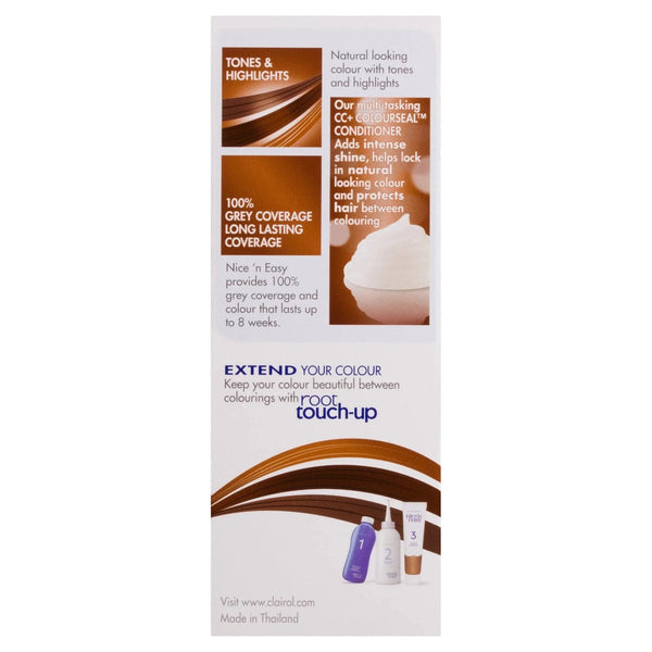 3 PACK CLAIROL Nice ’N Easy Permanent Hair Colour Dye DARK BURGUNDY BROWN 3.5BG - Health & Beauty:Hair Care & Styling:Hair Colouring