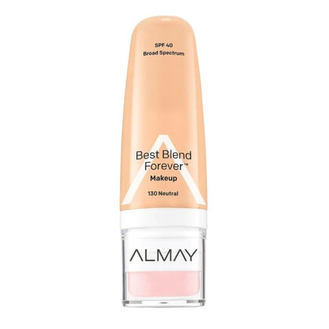 ALMAY Best Blend Forever Makeup Foundation SPF40 NEUTRAL 130 NEW - Health & Beauty:Makeup:Face:Foundation