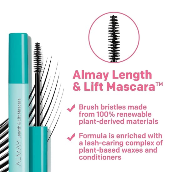 ALMAY Length & Lift Mascara BLACK 020 NEW IN PACKET washable - Health & Beauty:Makeup:Eyes:Mascara
