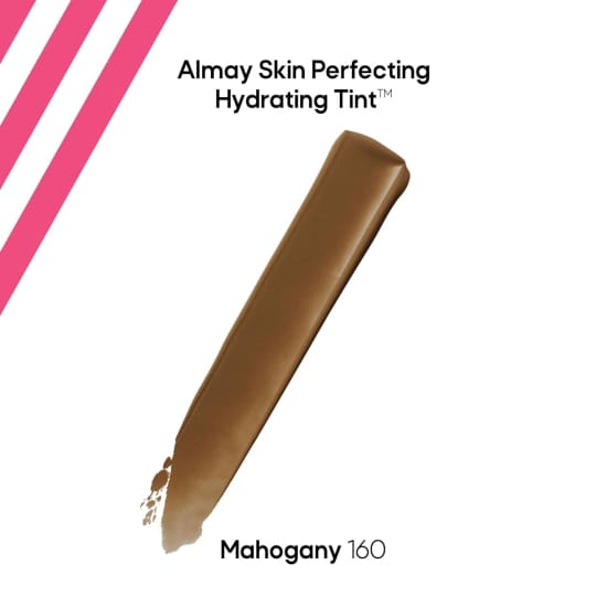 ALMAY Skin Perfecting Hydrating Tint MAHOGANY 160 28mL squalane hyaluronic acid1