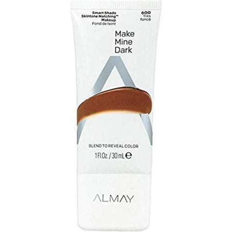 ALMAY Smart Shade Foundation MAKE MINE DARK 600 skintone matching deep dark skin0