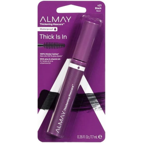 ALMAY Thick Is In Thickening Mascara BLACK 421 NEW IN PACKET waterproof - Health & Beauty:Makeup:Eyes:Mascara