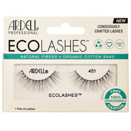 ARDELL EcoLashes False Eyelashes 451 NEW eye eco lashes reusable - Health & Beauty:Makeup:Eyes:Eyelash Extensions