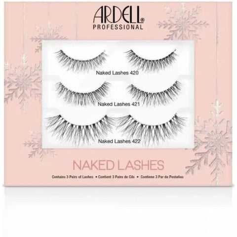 ARDELL Professional Naked Lashes 3 PAIRS False Eyelashes 420 NEW - Health & Beauty:Makeup:Eyes:Eyelash Extensions