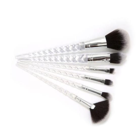 BEAUTY CREATIONS Couture Chic 6 Piece Brush Set Clear NEW  makeup brushes0