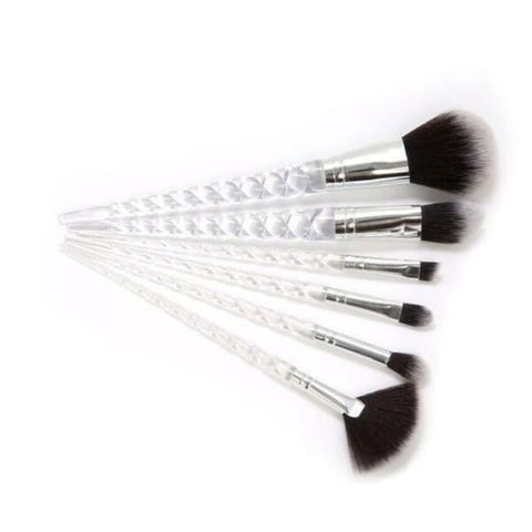 BEAUTY CREATIONS Couture Chic 6 Piece Brush Set Clear NEW  makeup brushes0