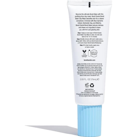 BONDI SANDS Bondi Babe Purifying Clay Mask 75mL blue spirulina extract4
