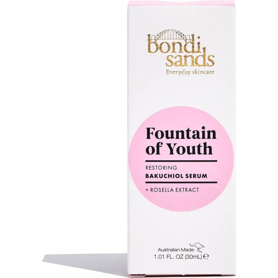 BONDI SANDS Fountain of Youth Restoring Bakuchiol Serum + Rosella Extract 30mL3