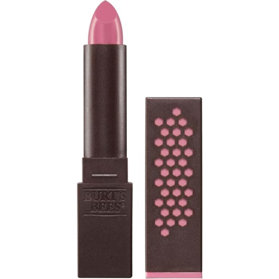 BURT'S BEES 100% Natural Lipstick ICED IRIS 510 pink NEW burts0