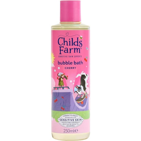 CHILDS FARM Bubble Bath CHERRY Sensitive skin 250mL eczema0