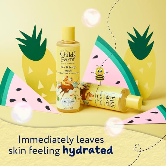 CHILDS FARM Hair & Body Wash WATERMELON & PINEAPPLE Sensitive skin 250mL eczema4