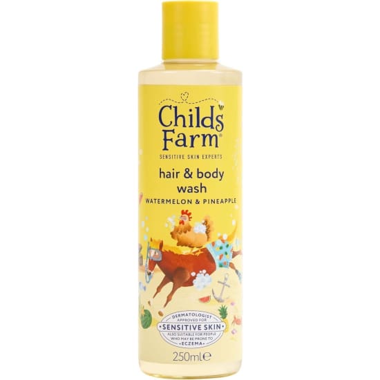 CHILDS FARM Hair & Body Wash WATERMELON & PINEAPPLE Sensitive skin 250mL eczema0