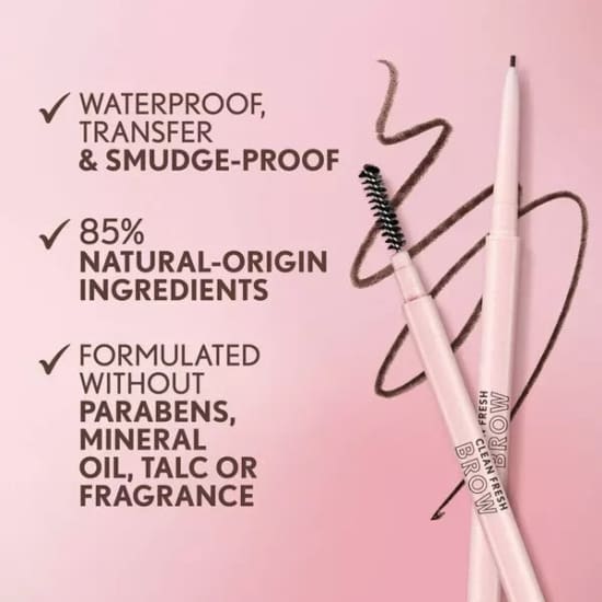 COVERGIRL Clean Fresh Brow Liner Pencil AUBURN 300 eyebrow eye squalane matte4