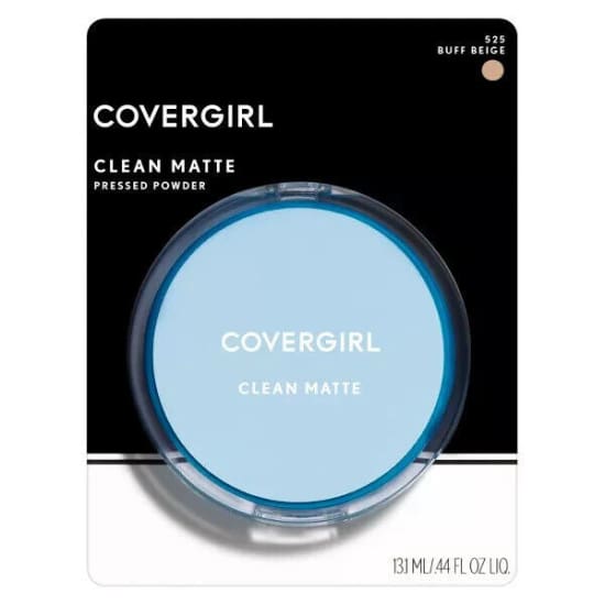 COVERGIRL Clean Matte Pressed Powder Oil Control BUFF BEIGE 525 - Health & Beauty:Makeup:Face:Face Powder