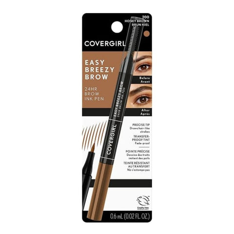 COVERGIRL Easy Breezy Brow INK PEN HONEY BROWN 200 eyebrow eye - Health & Beauty:Makeup:Eyes:Eyebrow Liner & Definition