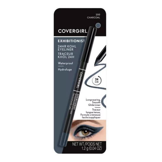 COVERGIRL Exhibitionist 24-Hour Kohl Eyeliner CHARCOAL 200 eye liner grey - Health & Beauty:Makeup:Eyes:Eyeliner