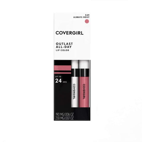 COVERGIRL Outlast All Day Liquid Lipcolor Lipstick ALWAYS ROSY 549 - Health & Beauty:Makeup:Lips:Lipstick