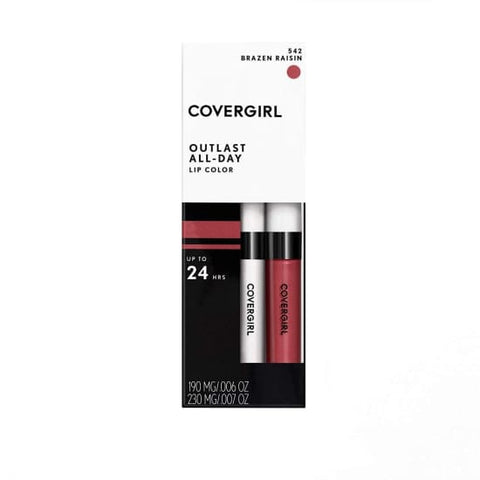 COVERGIRL Outlast All Day Liquid Lipcolor Lipstick BRAZEN RAISIN 542 - Health & Beauty:Makeup:Lips:Lipstick