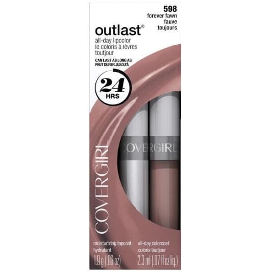 COVERGIRL Outlast All Day Liquid Lipcolor Lipstick FOREVER FAWN 598 - Health & Beauty:Makeup:Lips:Lipstick