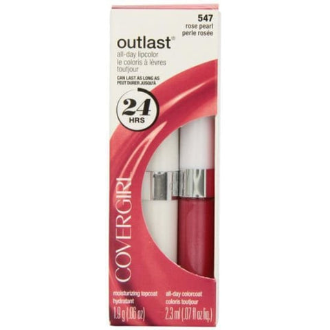 COVERGIRL Outlast All Day Liquid Lipcolor Lipstick ROSE PEARL 547 - Health & Beauty:Makeup:Lips:Lipstick