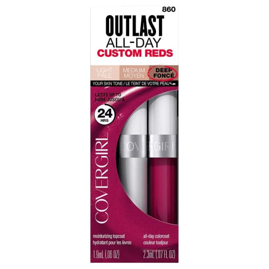 COVERGIRL Outlast All Day Liquid Lipcolor Lipstick UNIQUE BURGUNDY 8600