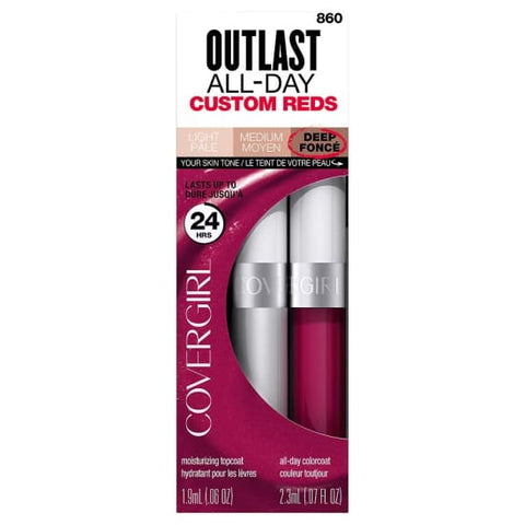 COVERGIRL Outlast All Day Liquid Lipcolor Lipstick UNIQUE BURGUNDY 8600