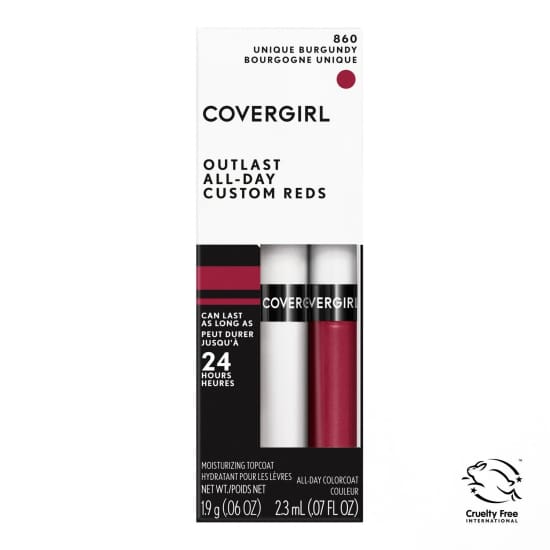 COVERGIRL Outlast All Day Liquid Lipcolor Lipstick UNIQUE BURGUNDY 8601