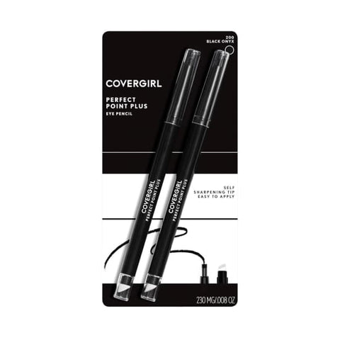 COVERGIRL Perfect Point Plus Eyeliner BLACK ONYX 200 eye liner TWIN PACK - Health & Beauty:Makeup:Eyes:Eyeliner