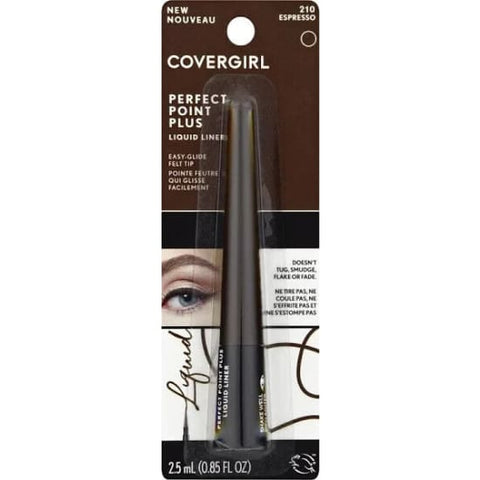 COVERGIRL Perfect Point Plus LIQUID Eyeliner ESPRESSO 210 eye liner felt tip - Health & Beauty:Makeup:Eyes:Eyeliner
