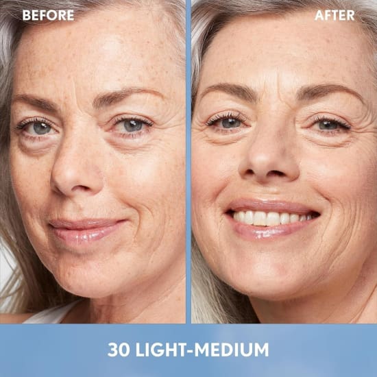 COVERGIRL Simply Ageless Skin Perfector Essence Foundation LIGHT MEDIUM 30 30mL2