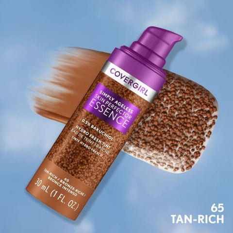 COVERGIRL Simply Ageless Skin Perfector Essence Foundation TAN RICH 65 30mL0