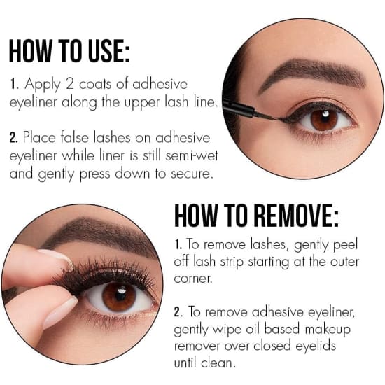 DUO Line It Lash It 2 in 1 Eyeliner & Adhesive BLACK glue eye liner Fine tip new5