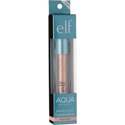 E.L.F. Aqua Beauty Molten Liquid Eyeshadow ROSE GOLD 57030 elf eye shadow - Health & Beauty:Makeup:Eyes:Eye Shadow