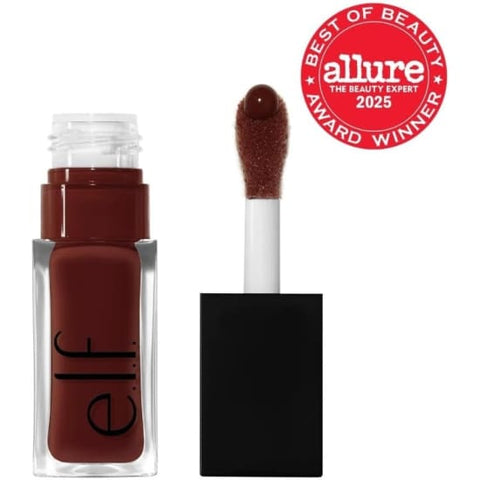 E.L.F. Glow Reviver Lip Oil HOT AS FUDGE 82014 elf liquid gloss hydrating0