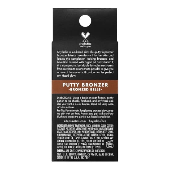 E.L.F Putty Bronzer BRONZED BELLE 82785 elf3