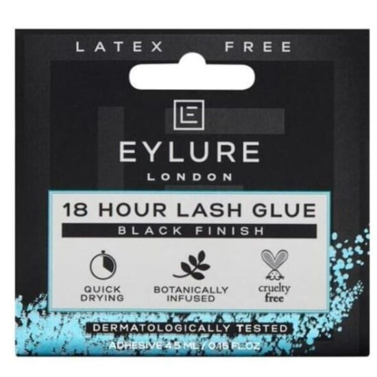 EYLURE 18 Hour Lash Glue Botanically Infused Adhesive BLACK FINISH 4.5mL - Health & Beauty:Makeup:Eyes:Eyelash Extensions