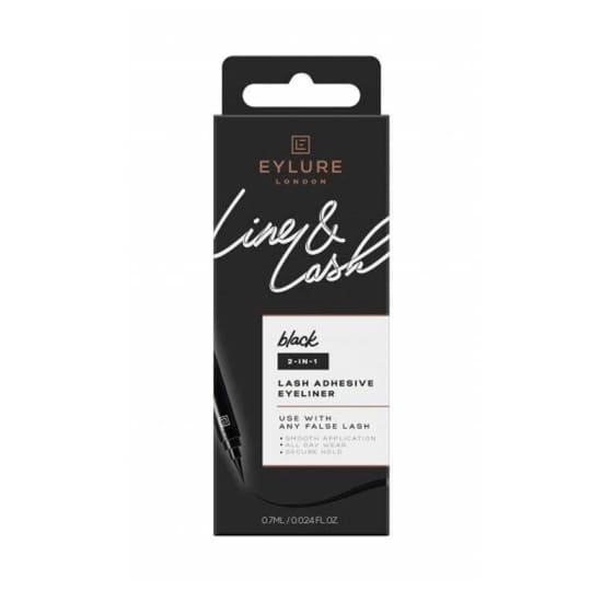 EYLURE 2 in 1 Lash Adhesive Eyeliner BLACK eye liner false lash glue pen - Health & Beauty:Makeup:Eyes:Eyelash Extensions