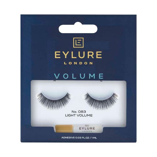 EYLURE Light Volume Strip Eyelashes + Adhesive 083 eyelash eye lash extensions - Health & Beauty:Makeup:Eyes:Eyelash Extensions