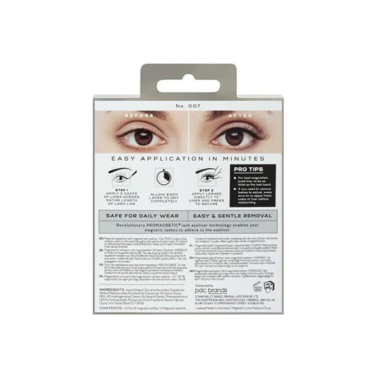 EYLURE Pro Magnetic Eyeliner &Lash System Fibre Eyelashes FLUTTERY LIGHT NO 007 - Health & Beauty:Makeup:Eyes:Eyelash Extensions