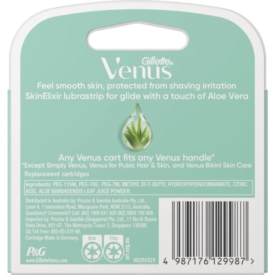 GILLETTE Venus SMOOTH SENSITIVE Women's Razor Blade Refills Pack of 8 Cartridges1