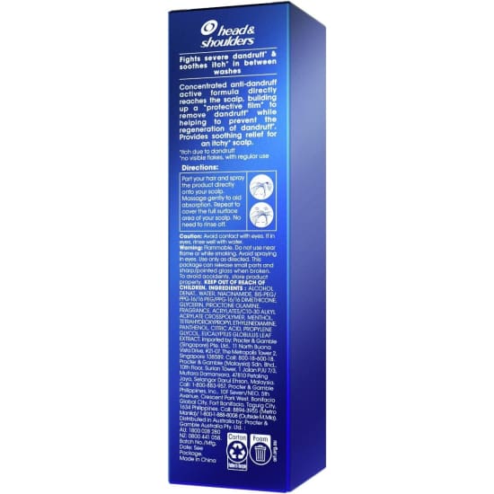 HEAD & SHOULDERS Scalp Care Leave on Spray 100mL NEW itch itchy scalp4
