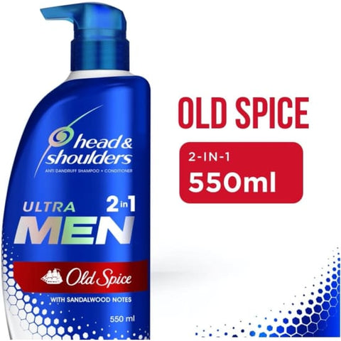 HEAD & SHOULDERS Ultra Men Shampoo & Conditioner Old Spice 550mL  Anti-Dandruff0