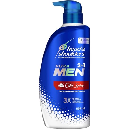 HEAD & SHOULDERS Ultra Men Shampoo & Conditioner Old Spice 550mL  Anti-Dandruff1